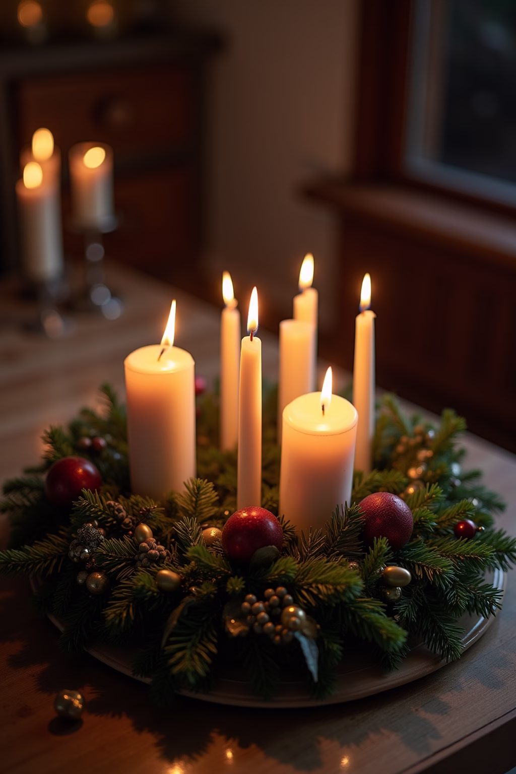 adventkranz ideen modern outline 2