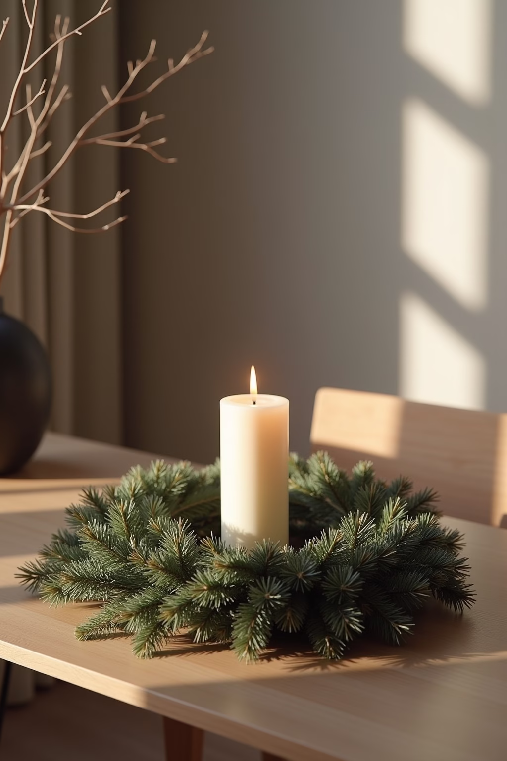 adventkranz ideen modern outline 4