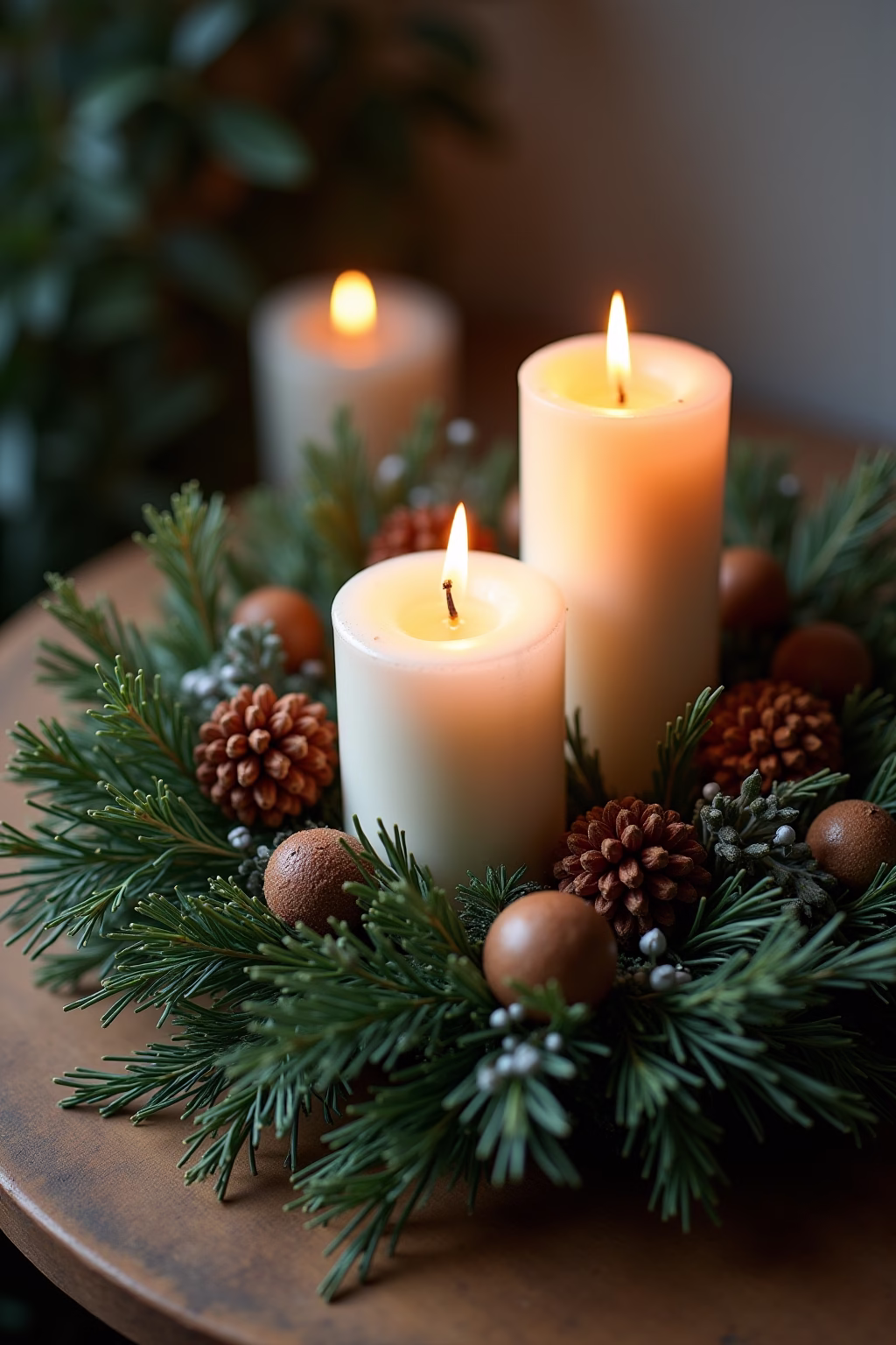 adventkranz ideen modern outline 8