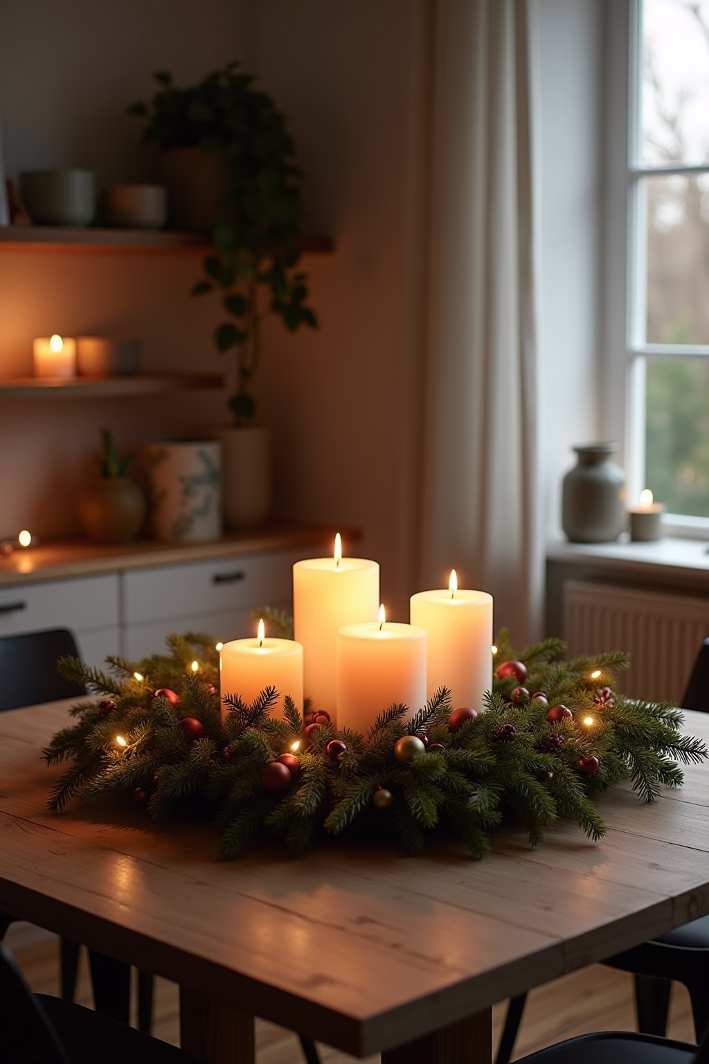 8 Adventskränze Trend 2025: Modern & Inspirierend 33 adventskraenze trend 2025 outline 7