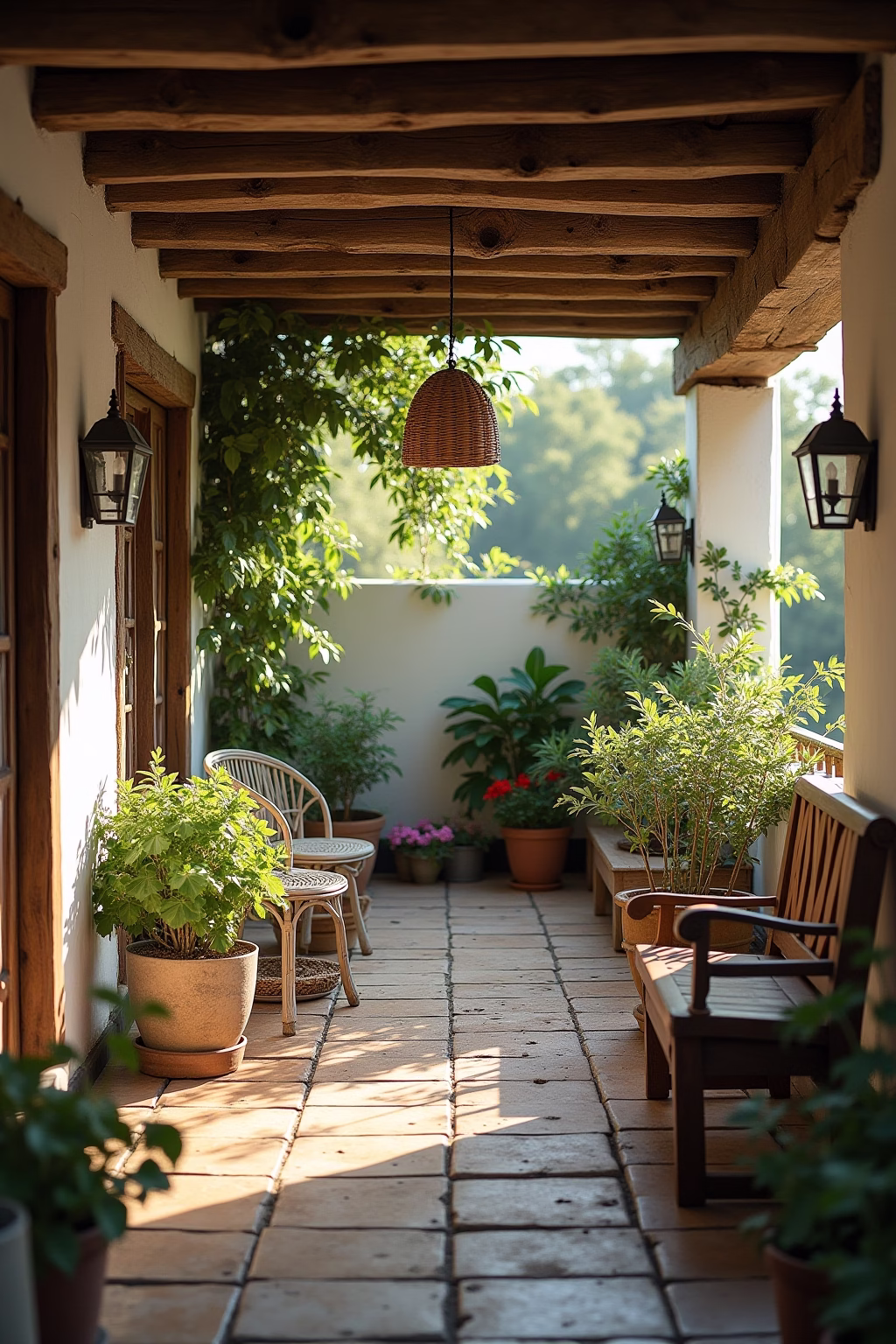 alte balken deko garten outline 4