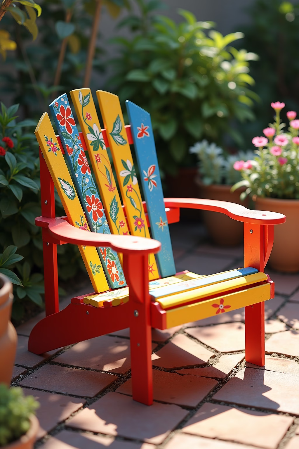 alte stuehle im garten dekorieren outline 3