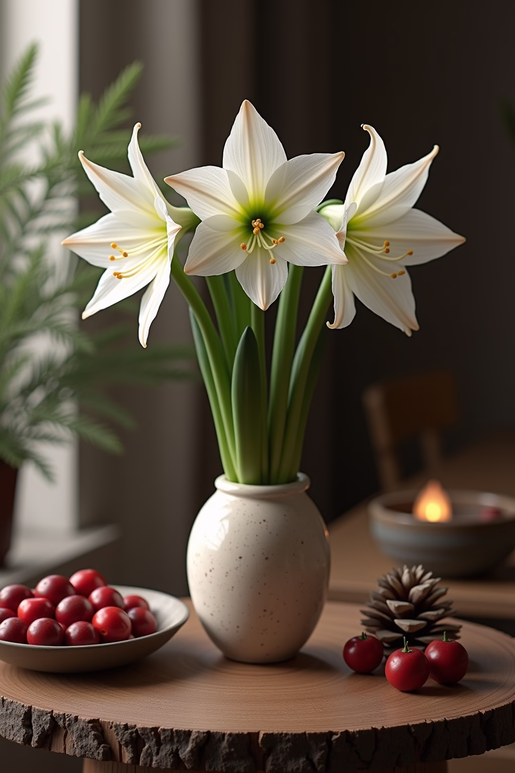 amarilis deko weihnachten outline 4