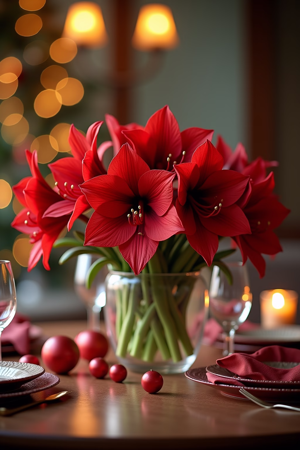 amarilis deko weihnachten outline 6