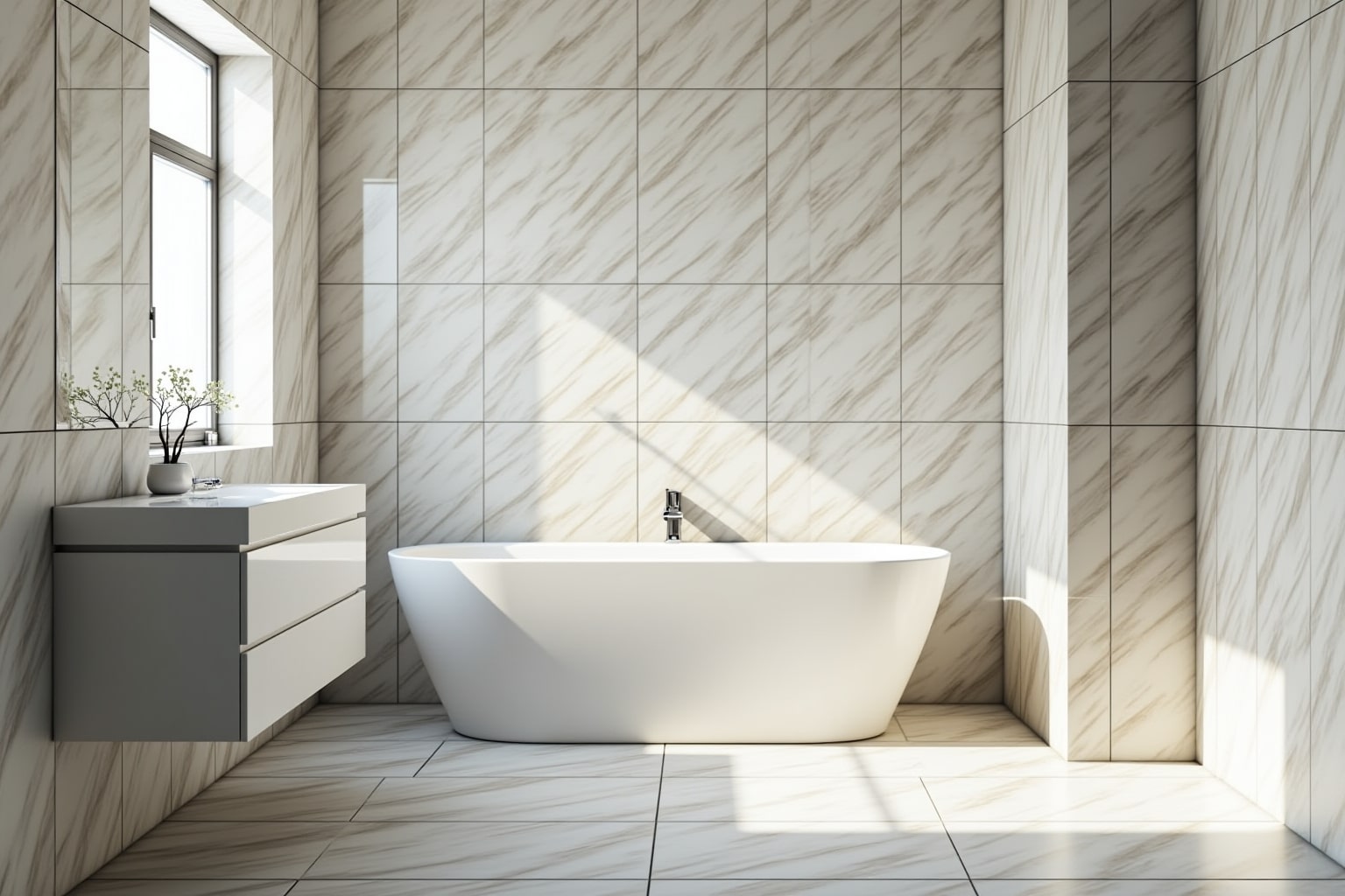 13 Tipps: Bad renovieren ohne Fliesen abschlagen