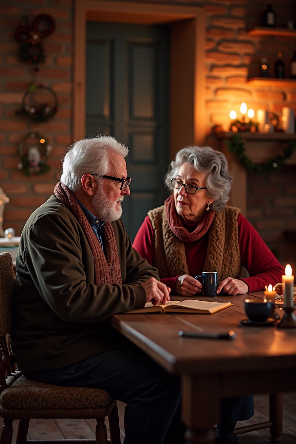 bauernhaus weihnachten outline 4