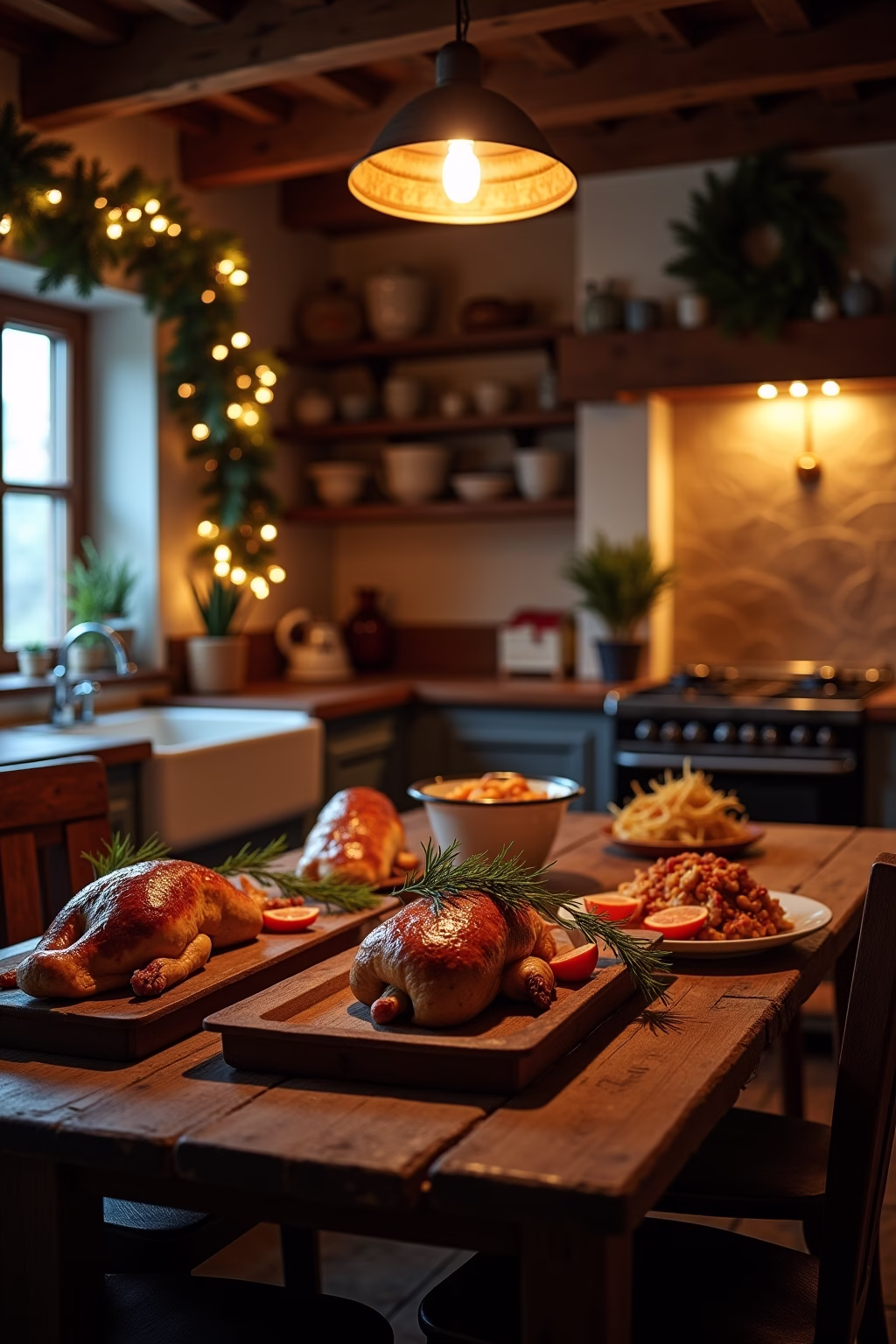 bauernhaus weihnachten outline 8