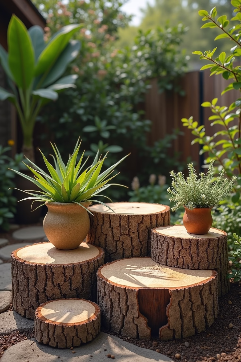 baumscheiben dekorieren garten outline 4