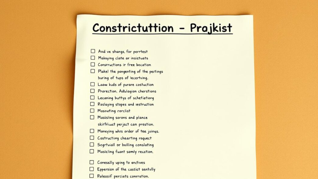 bauplanung checkliste