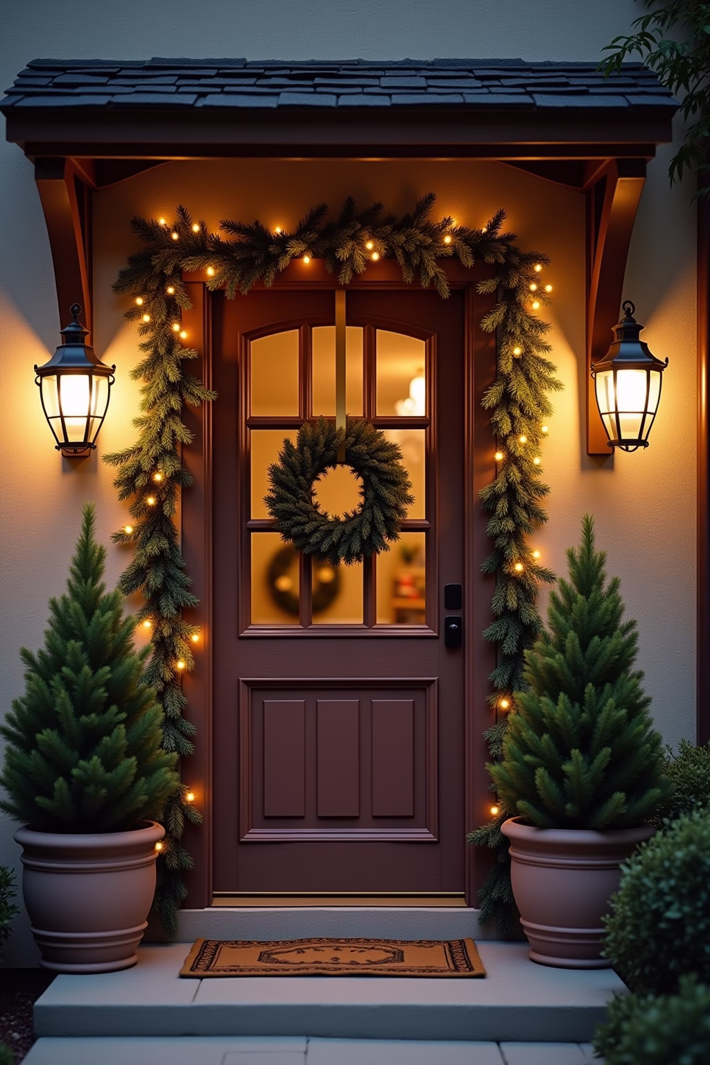 8 Deko Hauseingang Weihnachten Ideen für Festliche Tage 24 deko hauseingang weihnachten outline 3