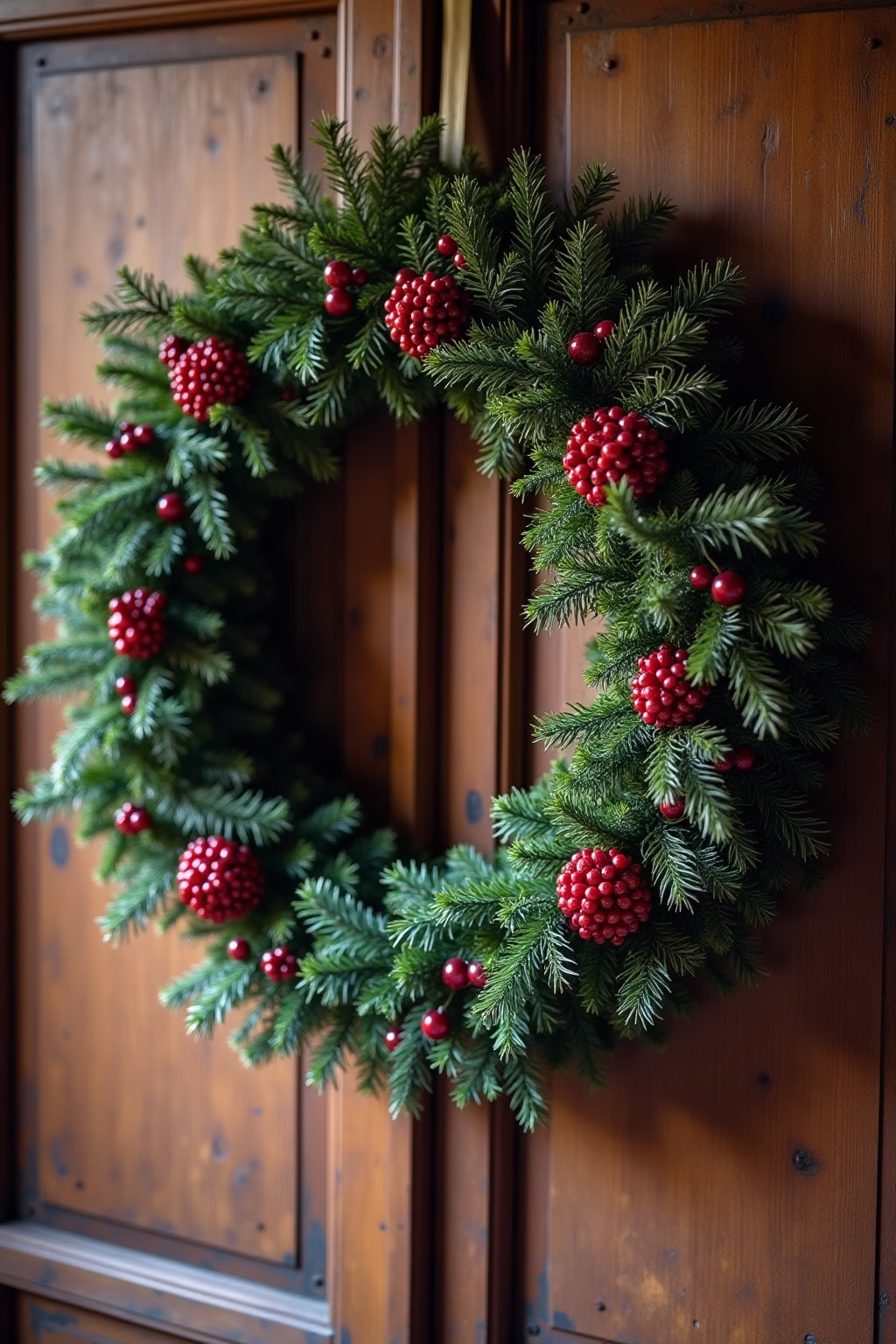 deko weihnachten tuerkranz outline 2