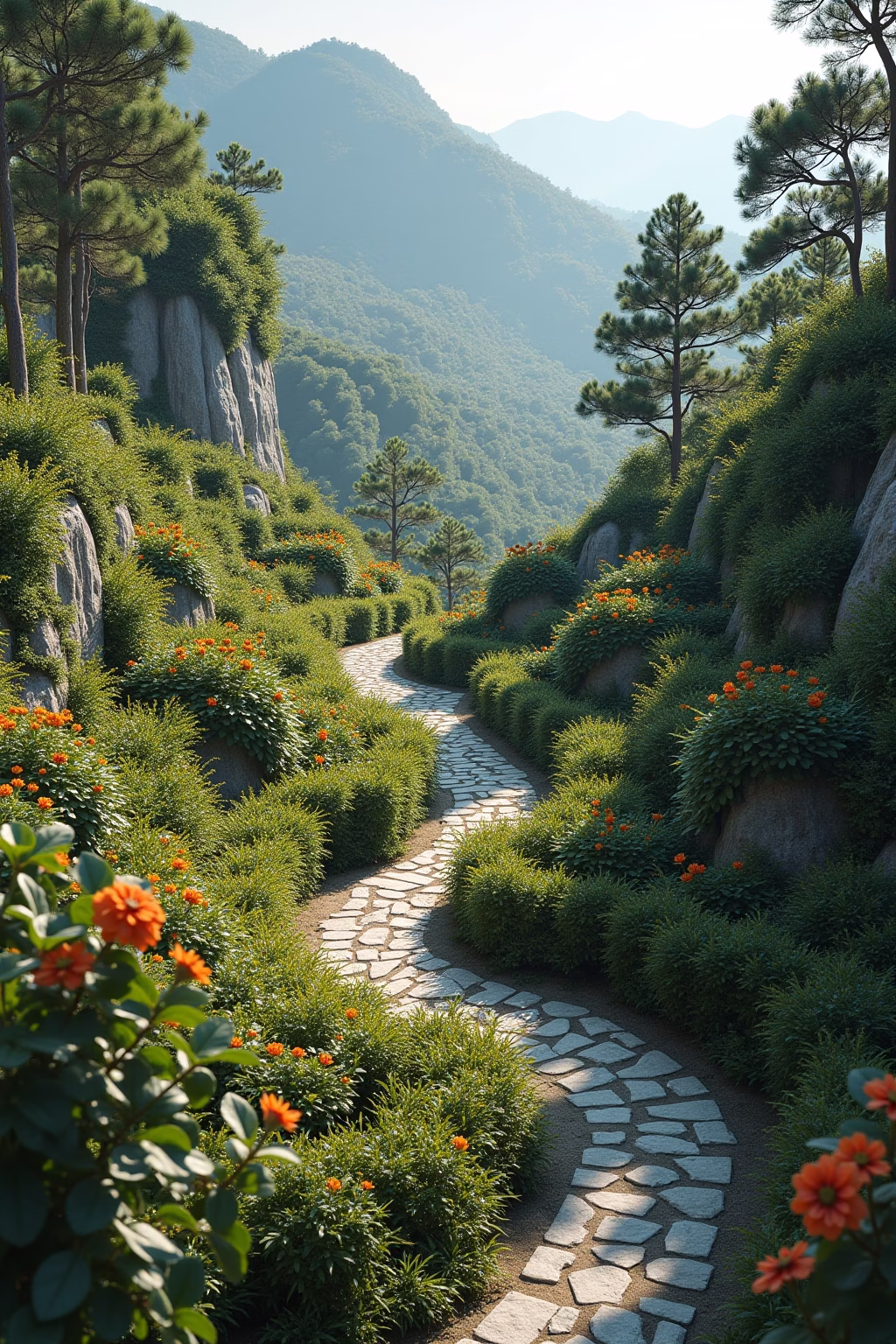 garten am hang ideen bilder outline 2