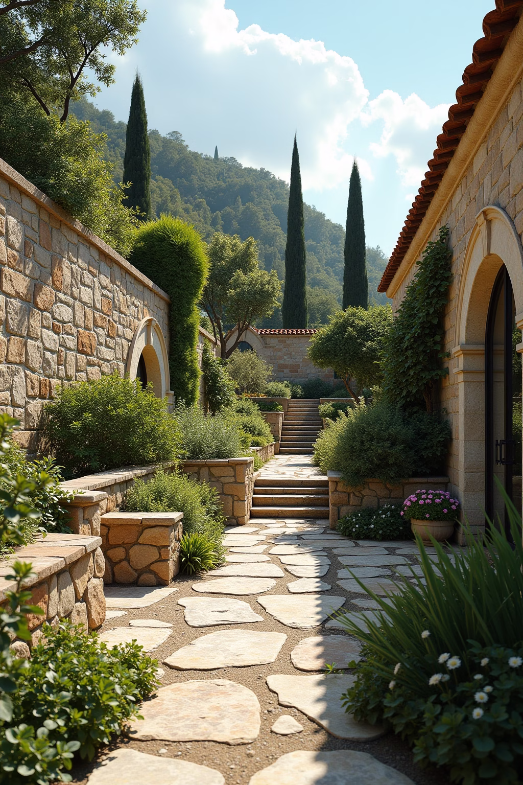 8 Garten am Hang Ideen und Bilder für Hanglagen 34 garten am hang ideen bilder outline 7