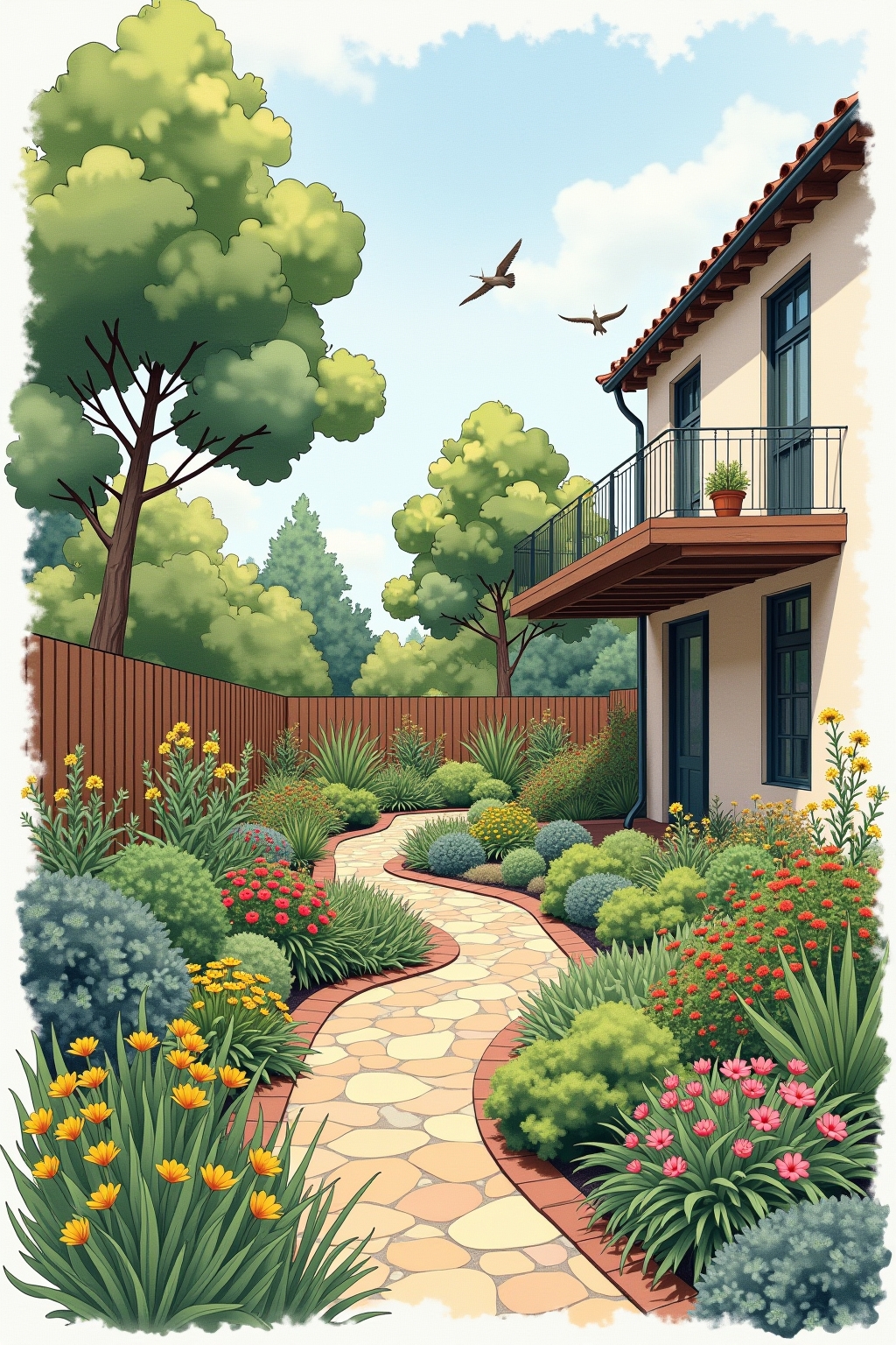 garten am hang ideen outline 8