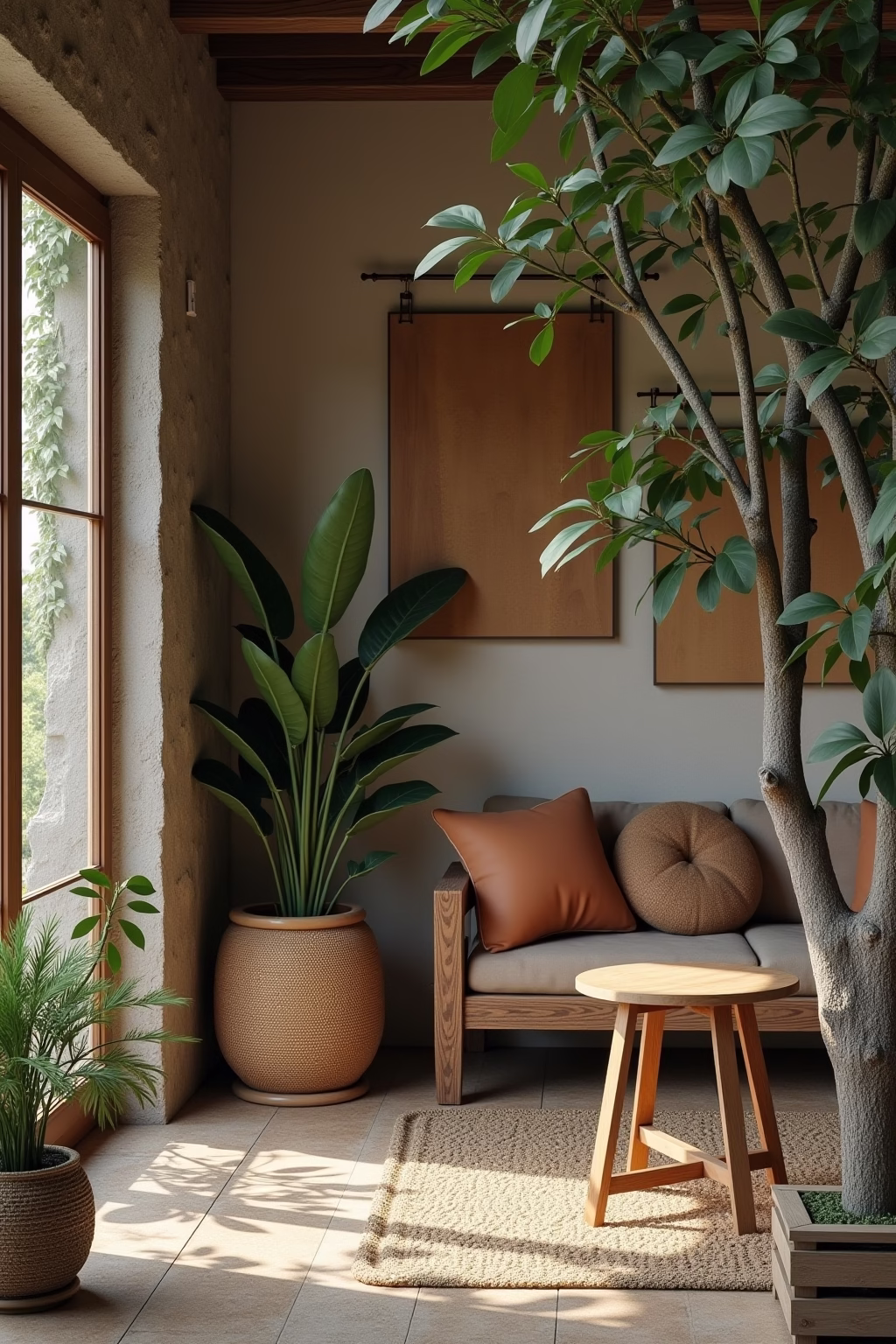 garten deko ideen holz outline 1