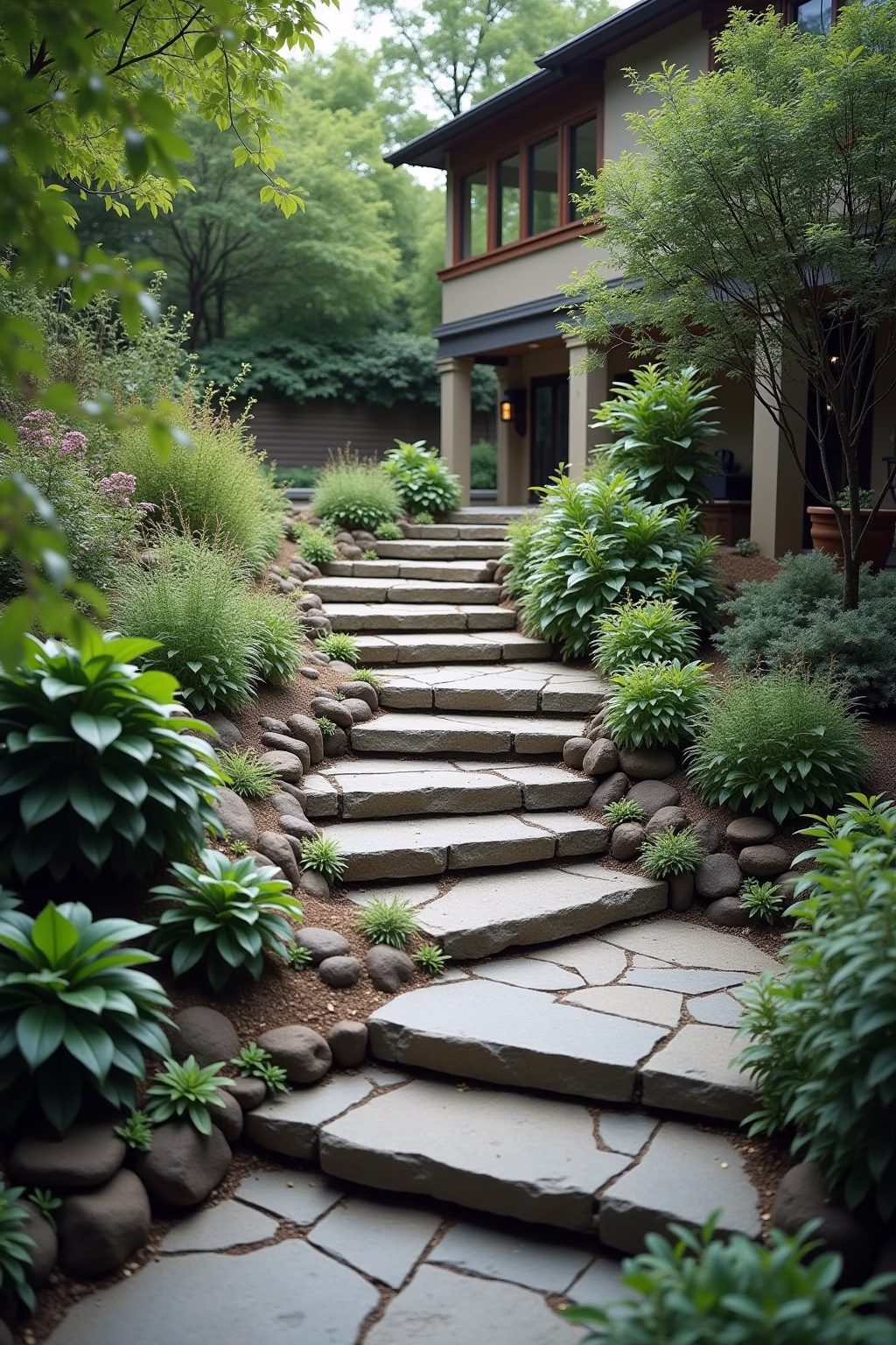 garten hanglage ideen outline 5