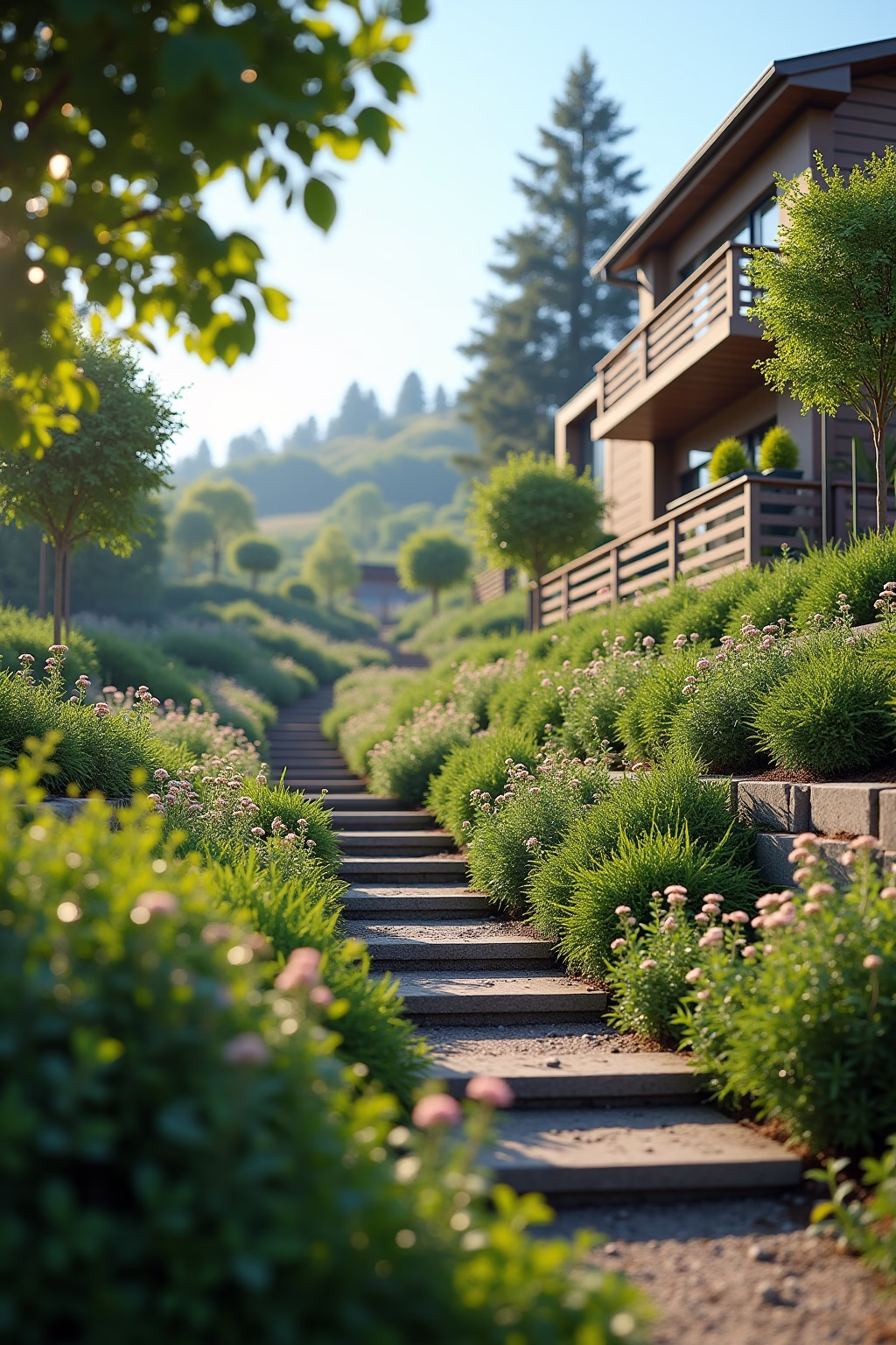 8 Garten Hanglage Ideen für atemberaubende Aussichten 30 garten hanglage ideen outline 7