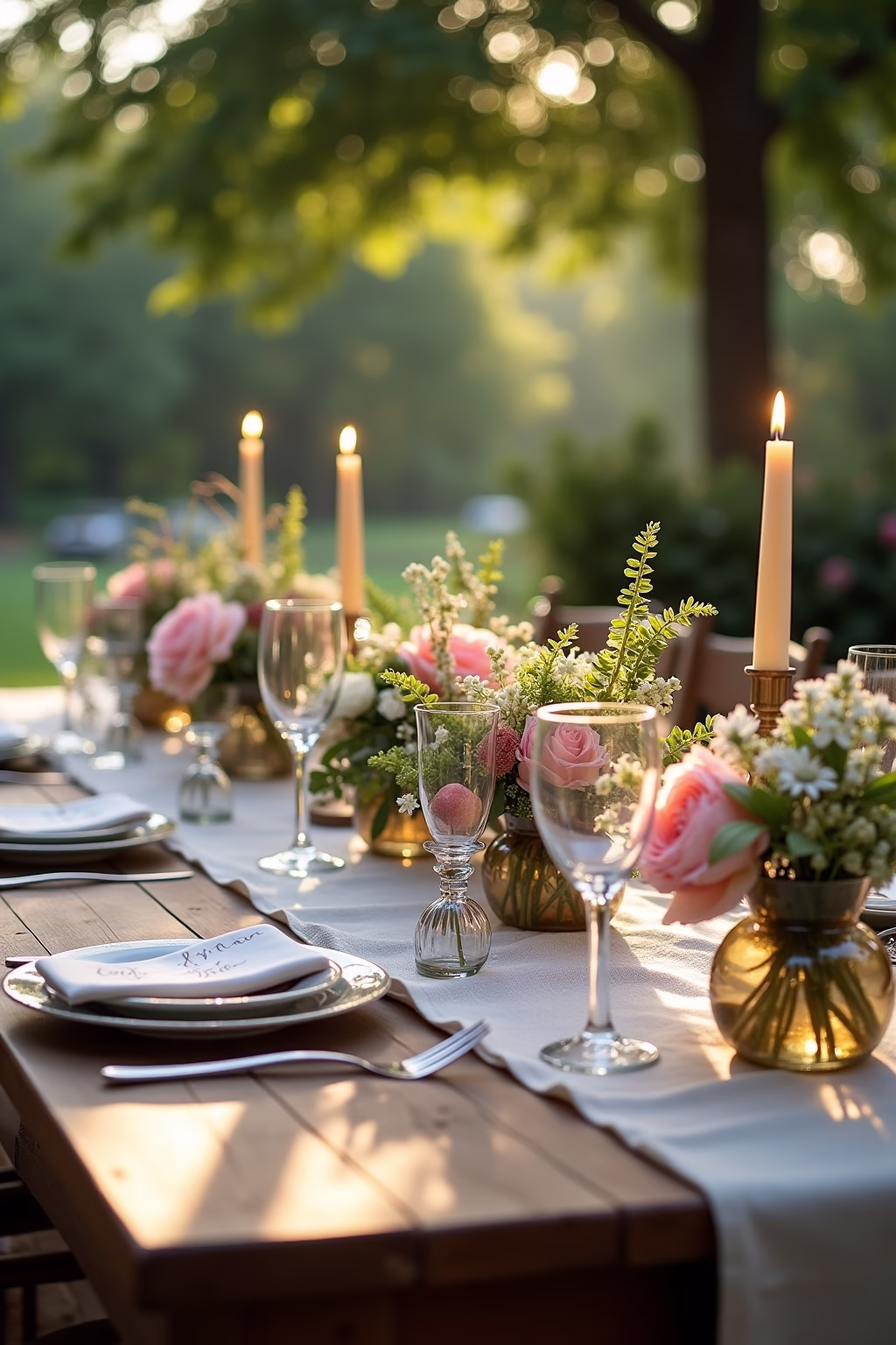 garten hochzeit deko selber machen outline 6