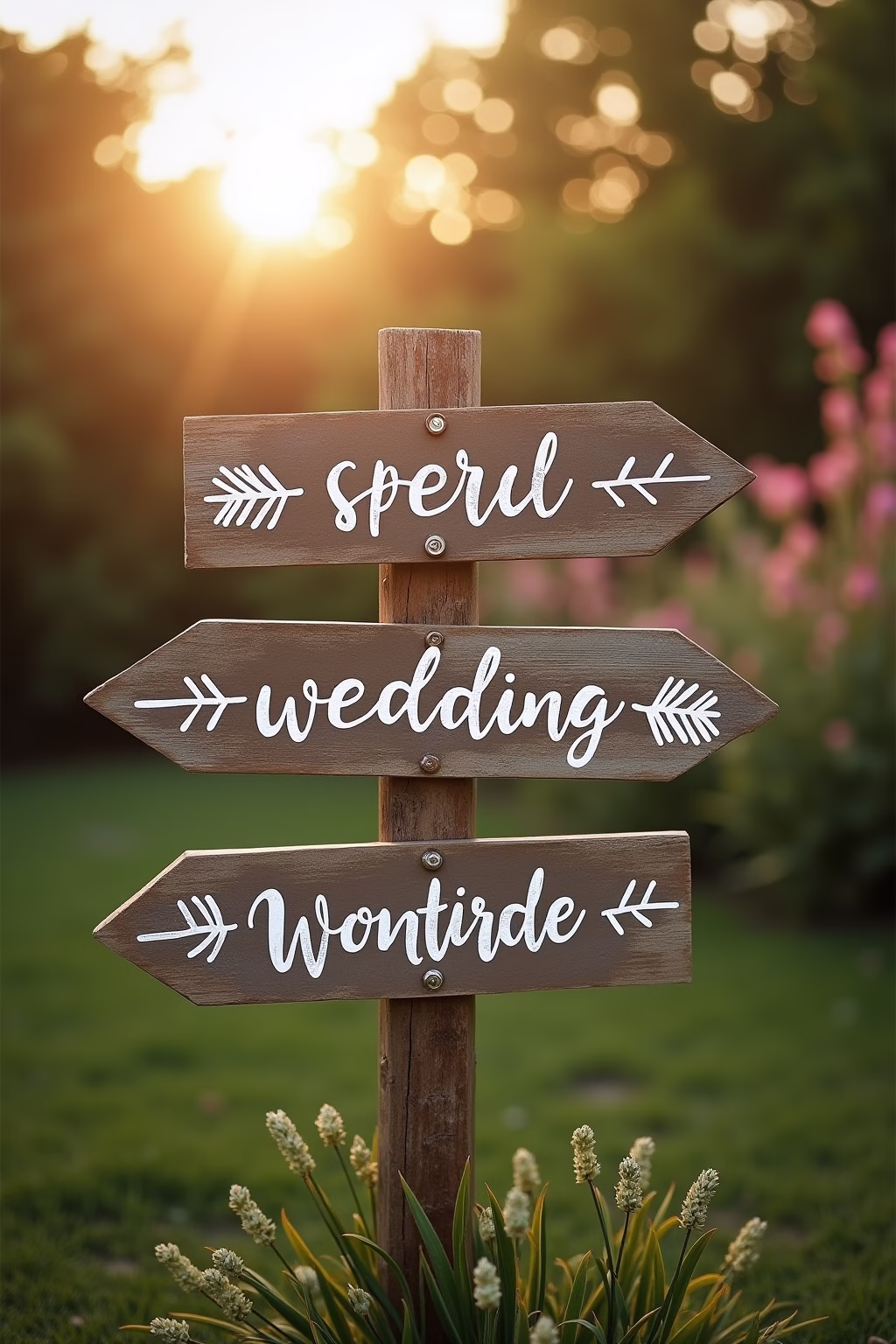 garten hochzeit deko selber machen outline 7