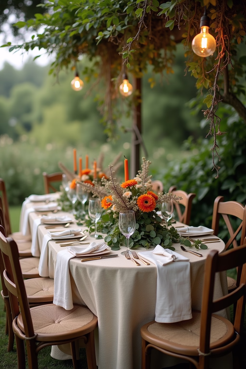 garten hochzeit deko selber machen outline 8