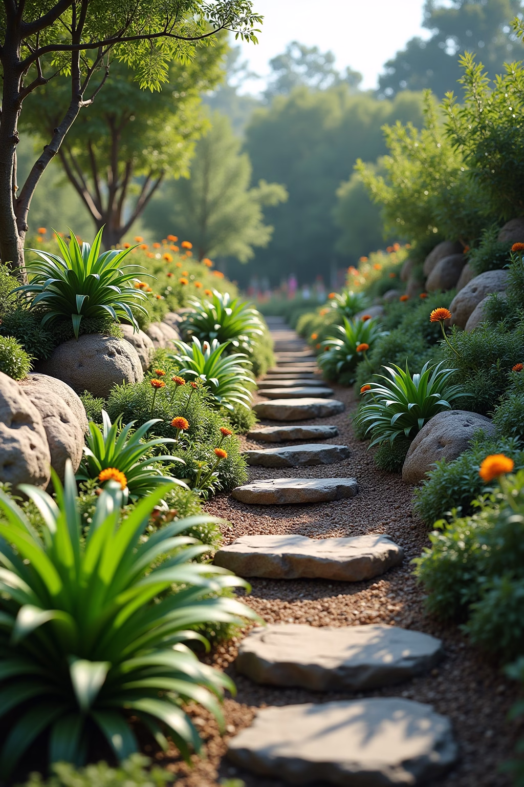 8 Geniale Wege, um Garten Höhenunterschied zu gestalten 23 garten hoehenunterschied gestalten outline 7