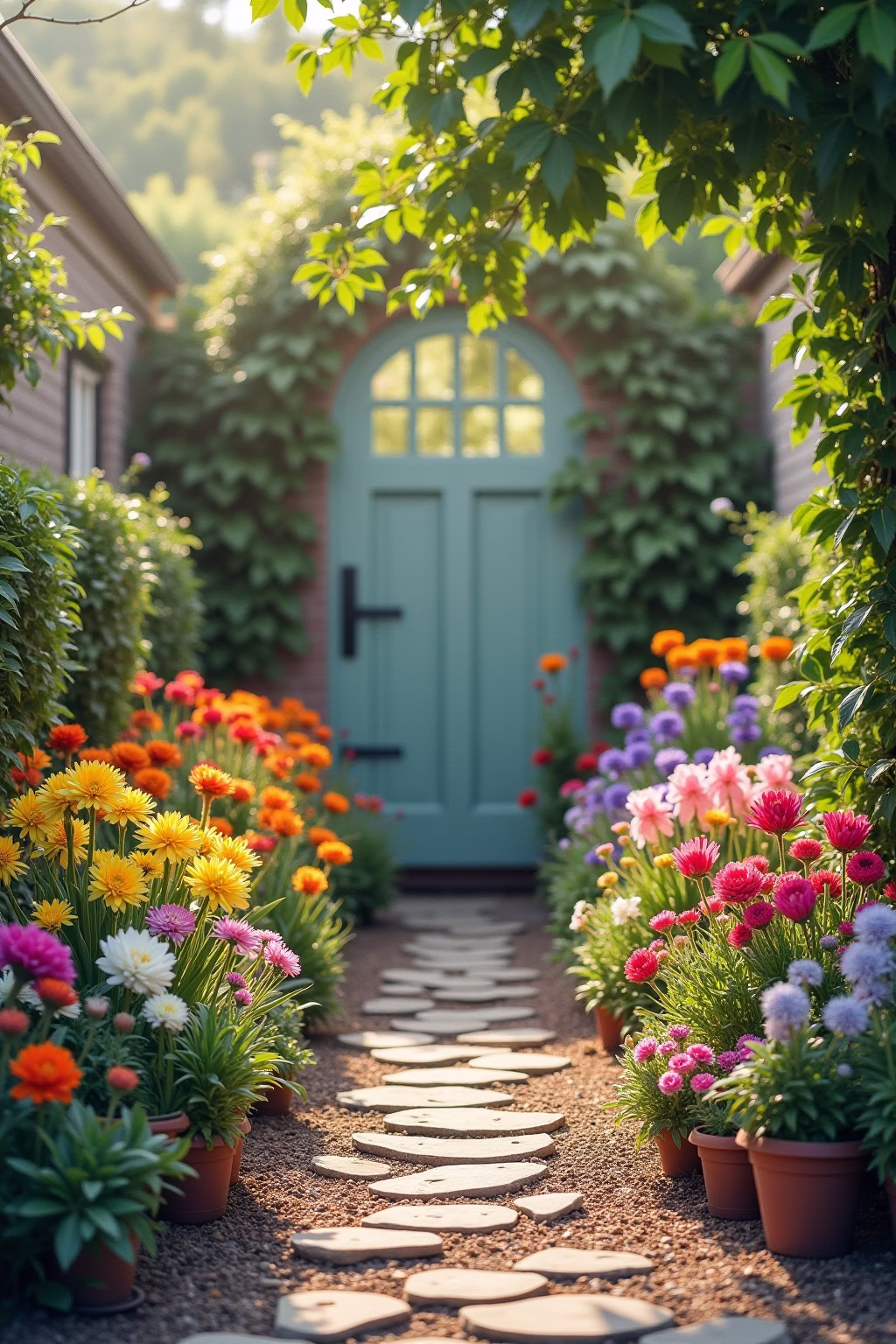 garten ideen einfach outline 4