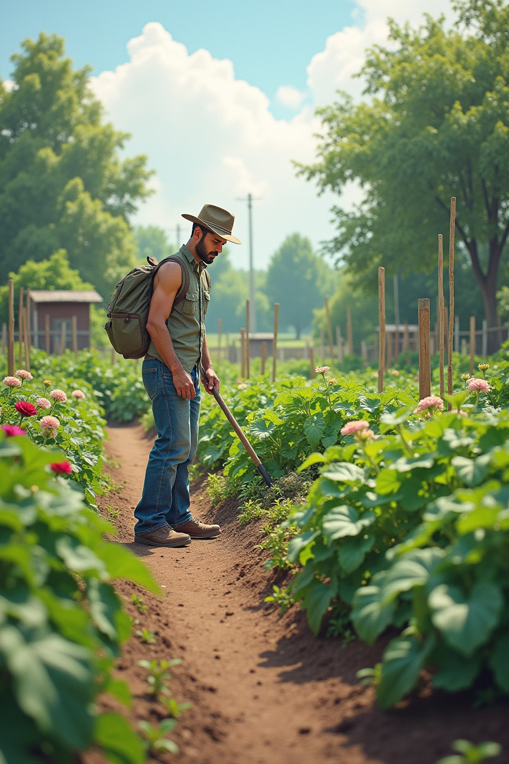 garten ideen einfach outline 6