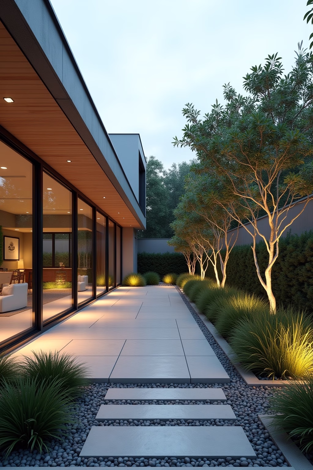 garten ideen modern outline 1