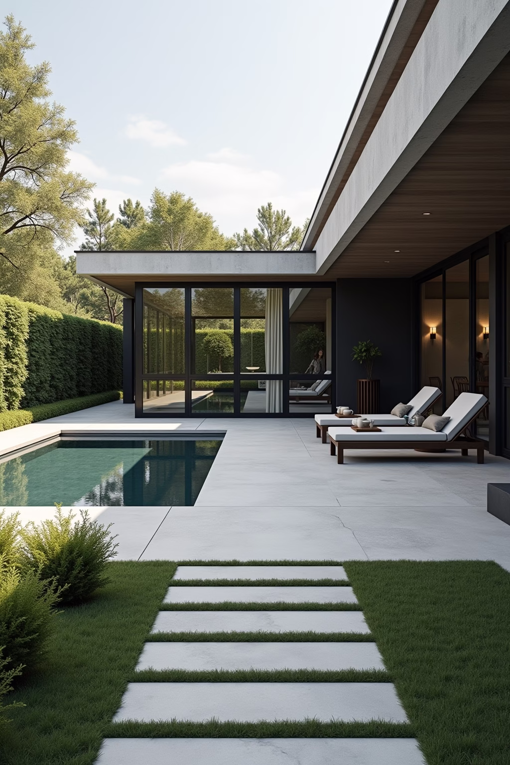 garten ideen modern outline 3