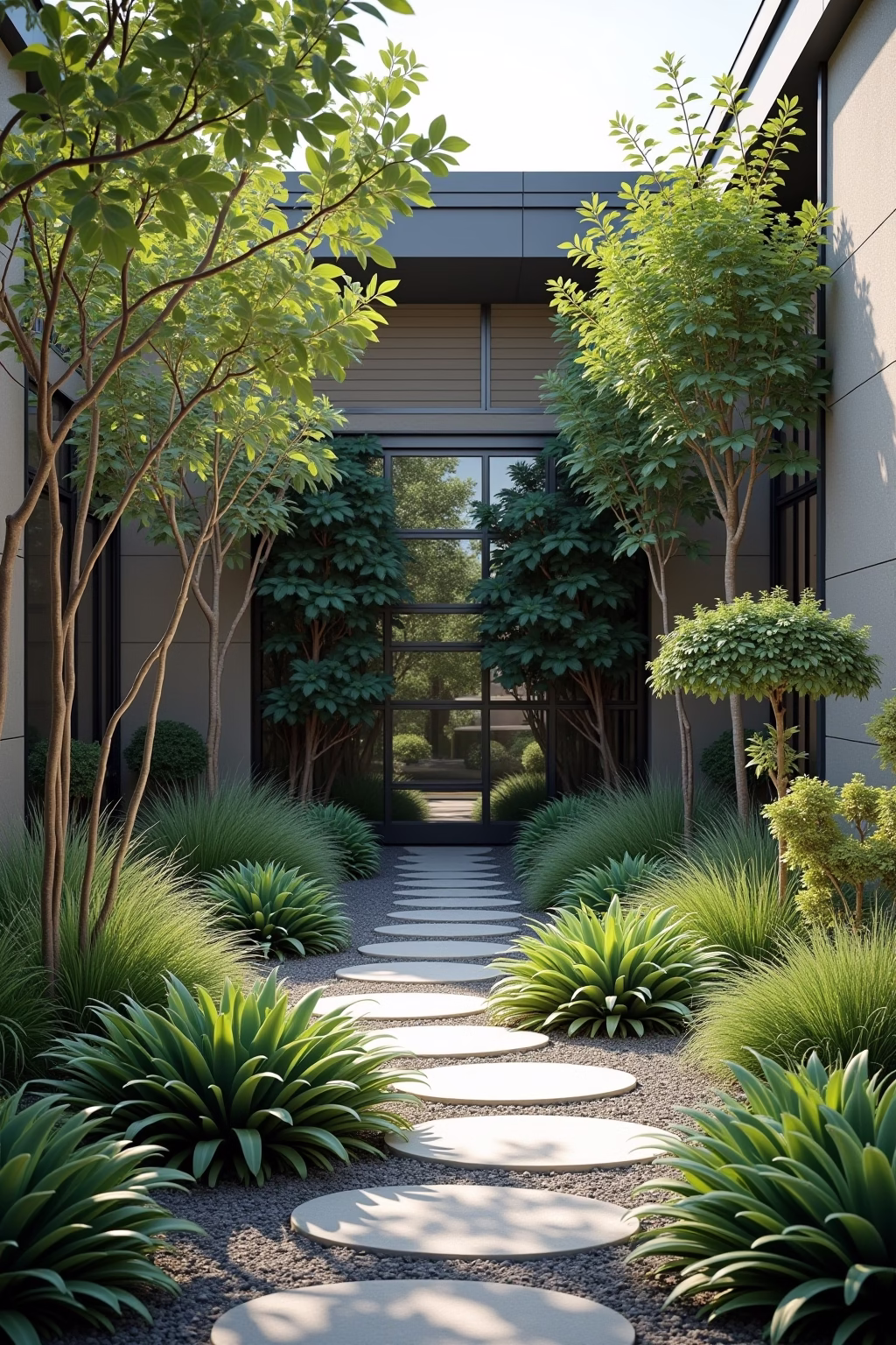 garten ideen modern outline 6