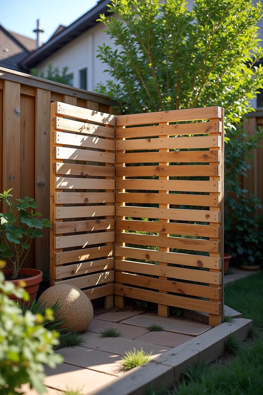 garten sichtschutz ideen outline 3