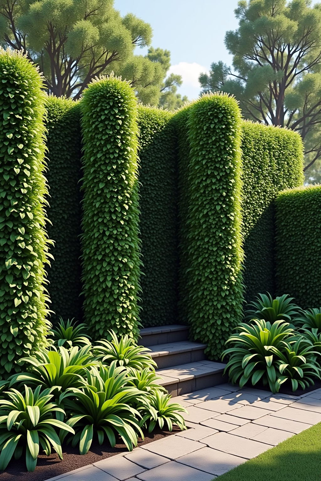 garten sichtschutz ideen outline 5