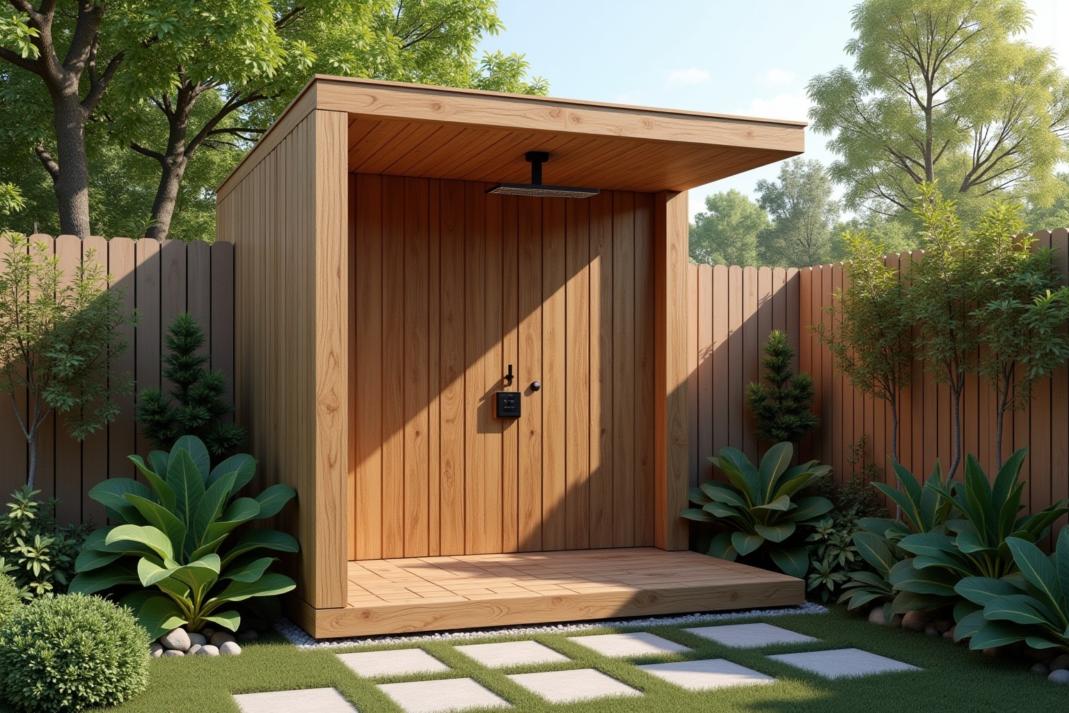 Gartendusche bauen: Anleitung für Erfrischung draußen