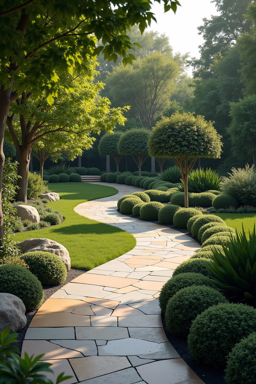 gehweg garten ideen outline 3