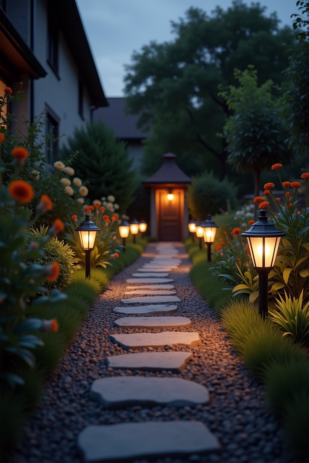 gehweg garten ideen outline 5