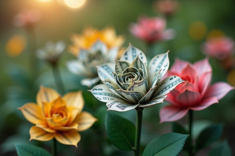 Kreative Geldgeschenke im Garten-Design basteln