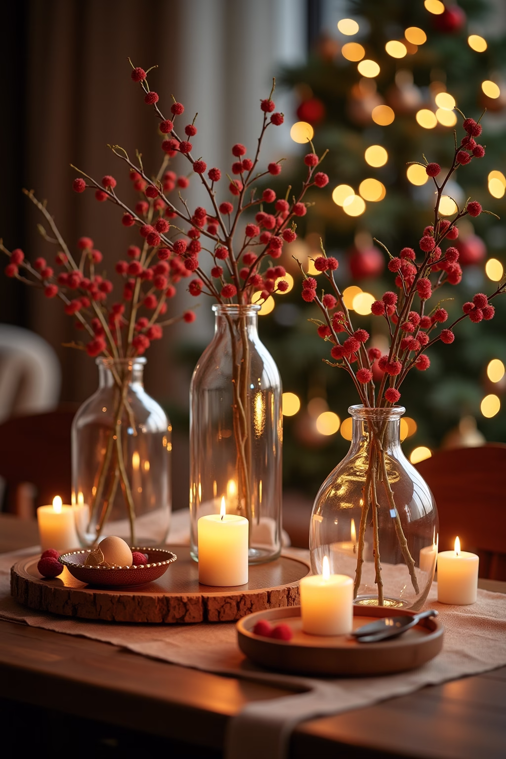 glasvasen dekorieren weihnachten outline 2