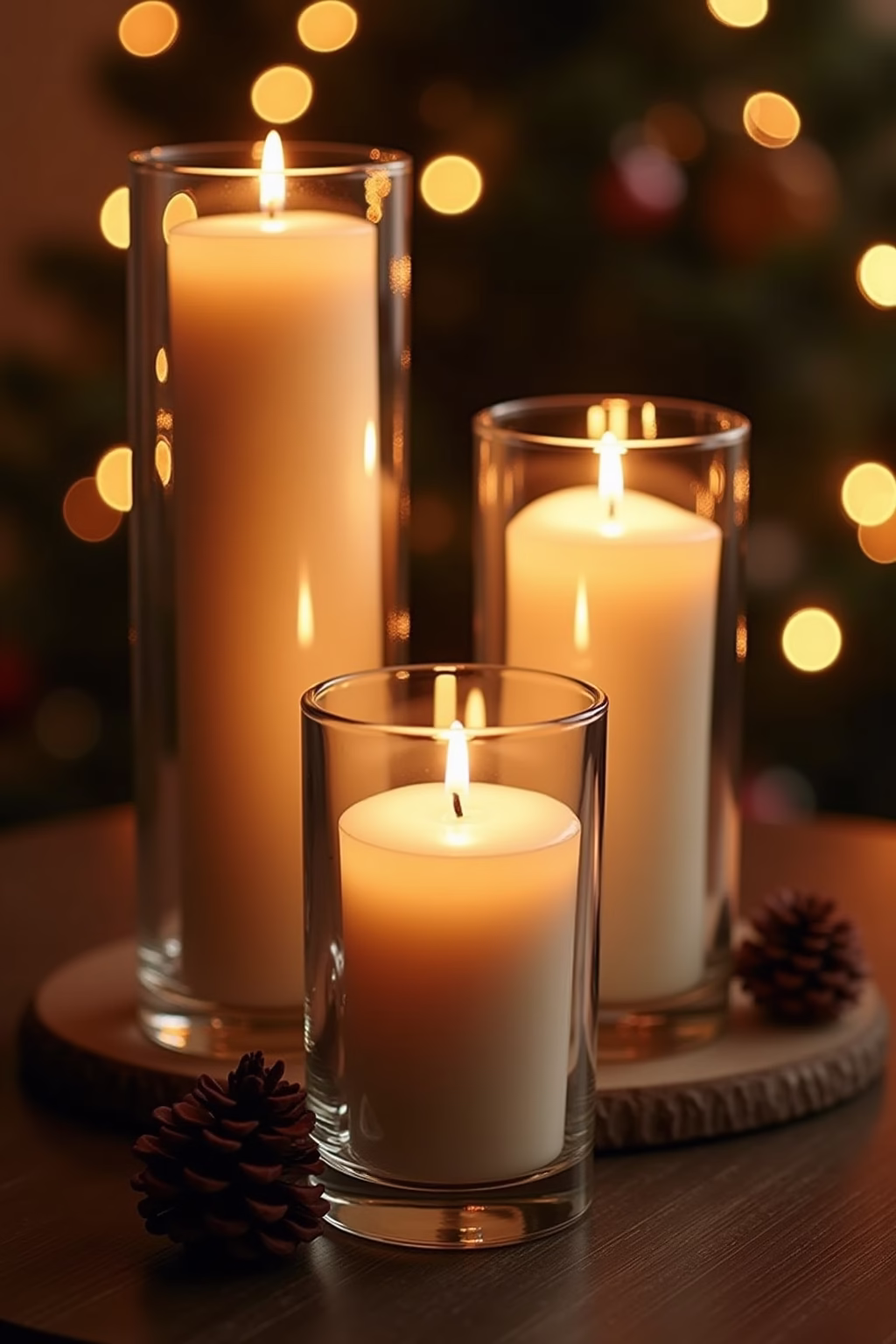 glasvasen dekorieren weihnachten outline 4