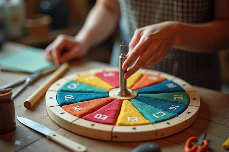 Baue dein eigenes Glücksrad: DIY-Anleitung