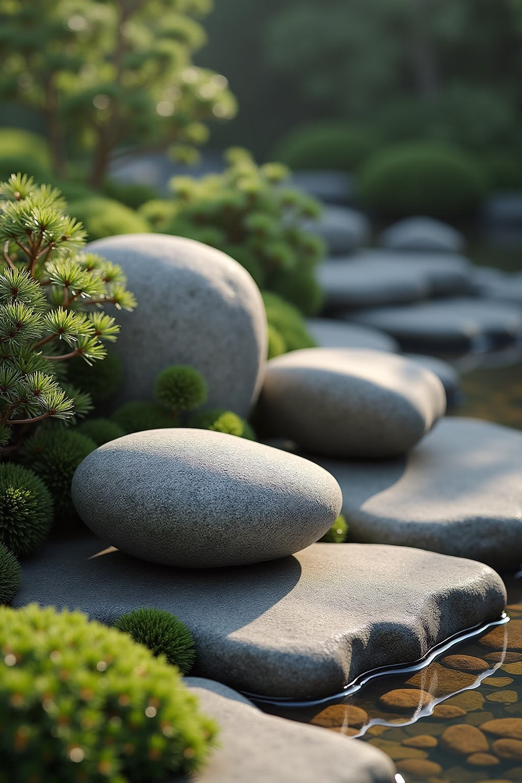 granitsteine garten ideen outline 4