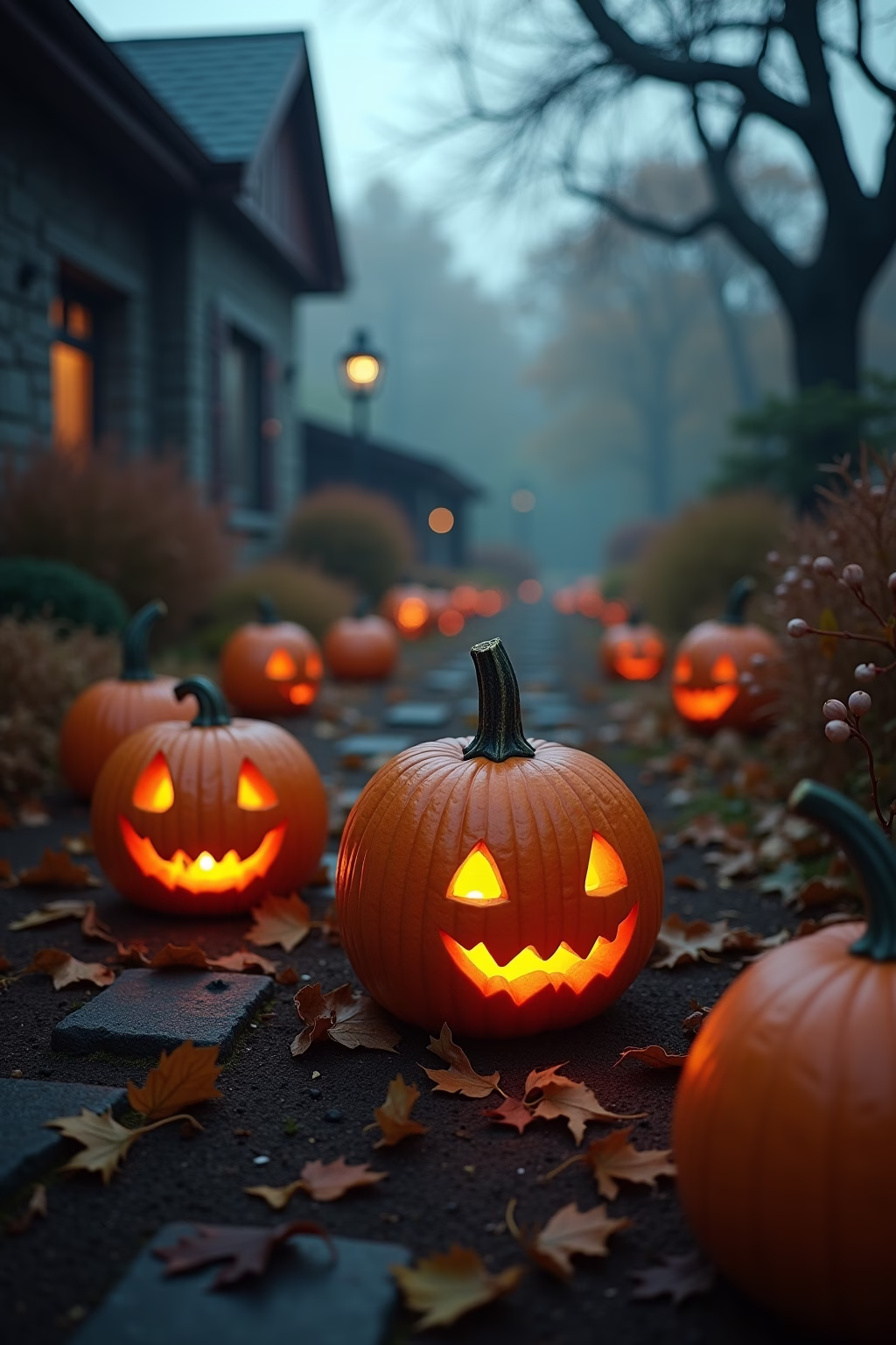 halloween deko garten gruselig outline 4