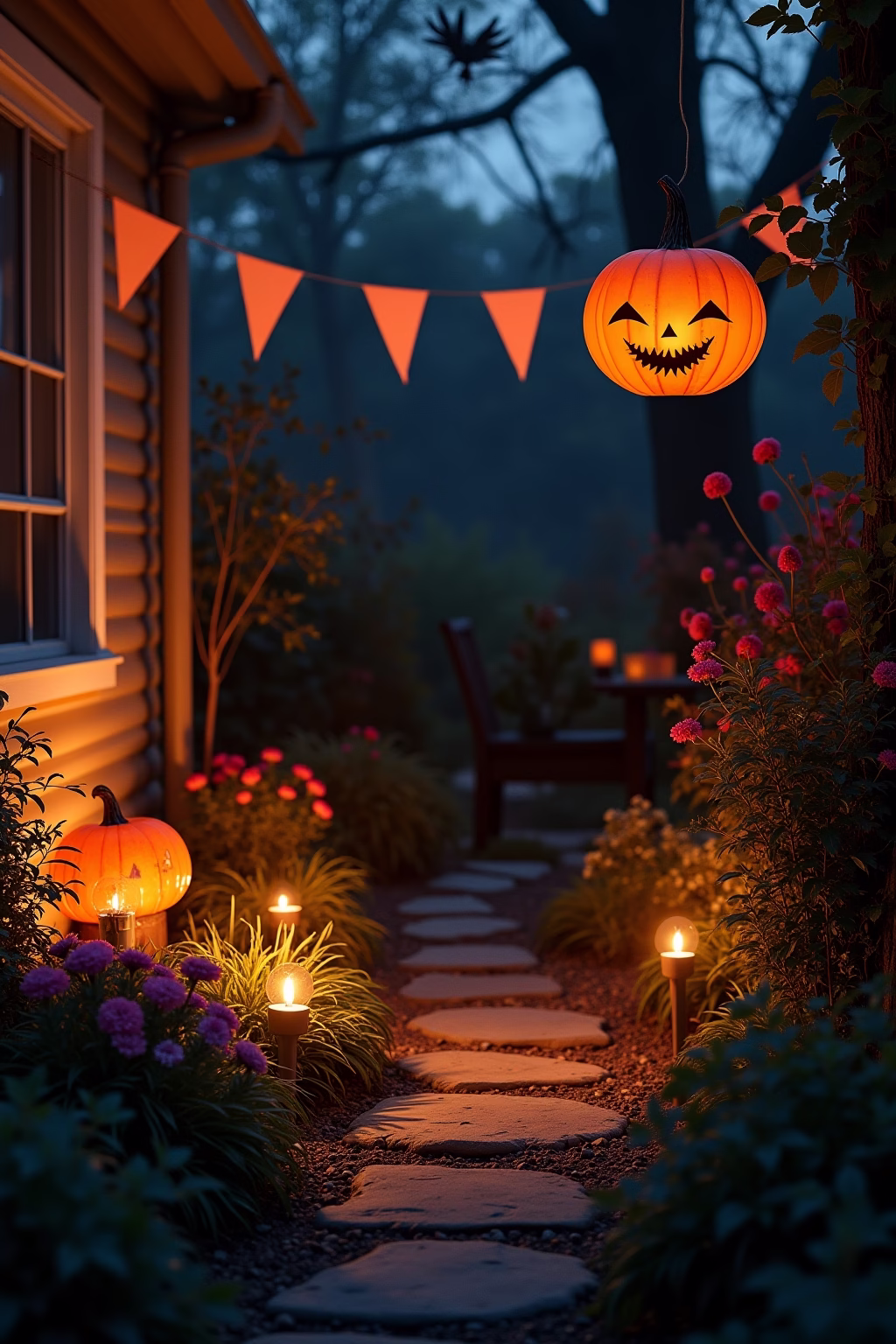 halloween deko garten gruselig outline 8