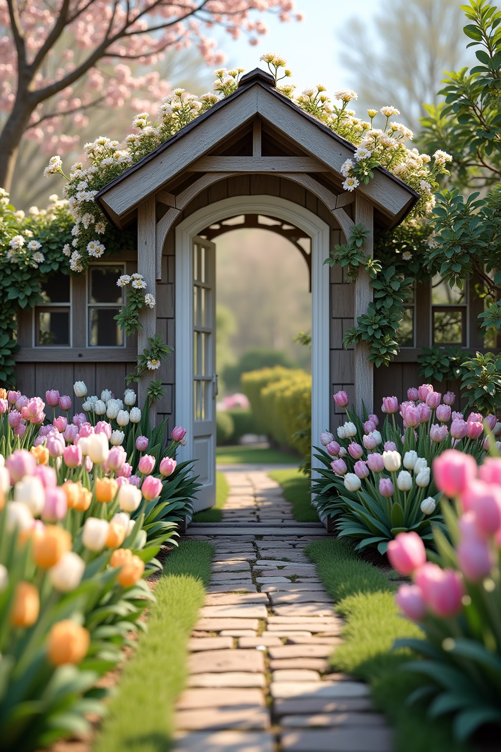 hauseingang osterdeko garten outline 7