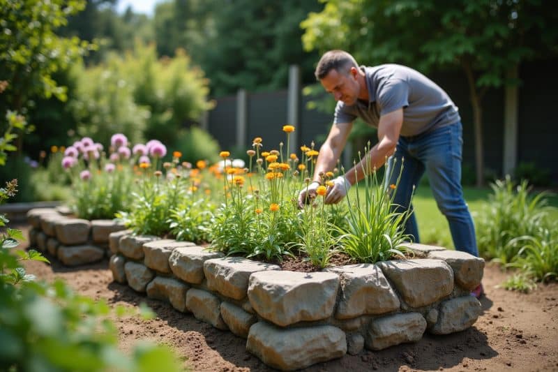19 Hochbeet aus Steinen bauen Tipps