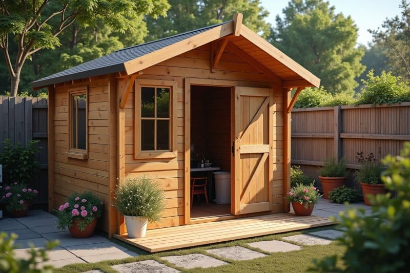 17 Ideen: Holzschuppen selber bauen
