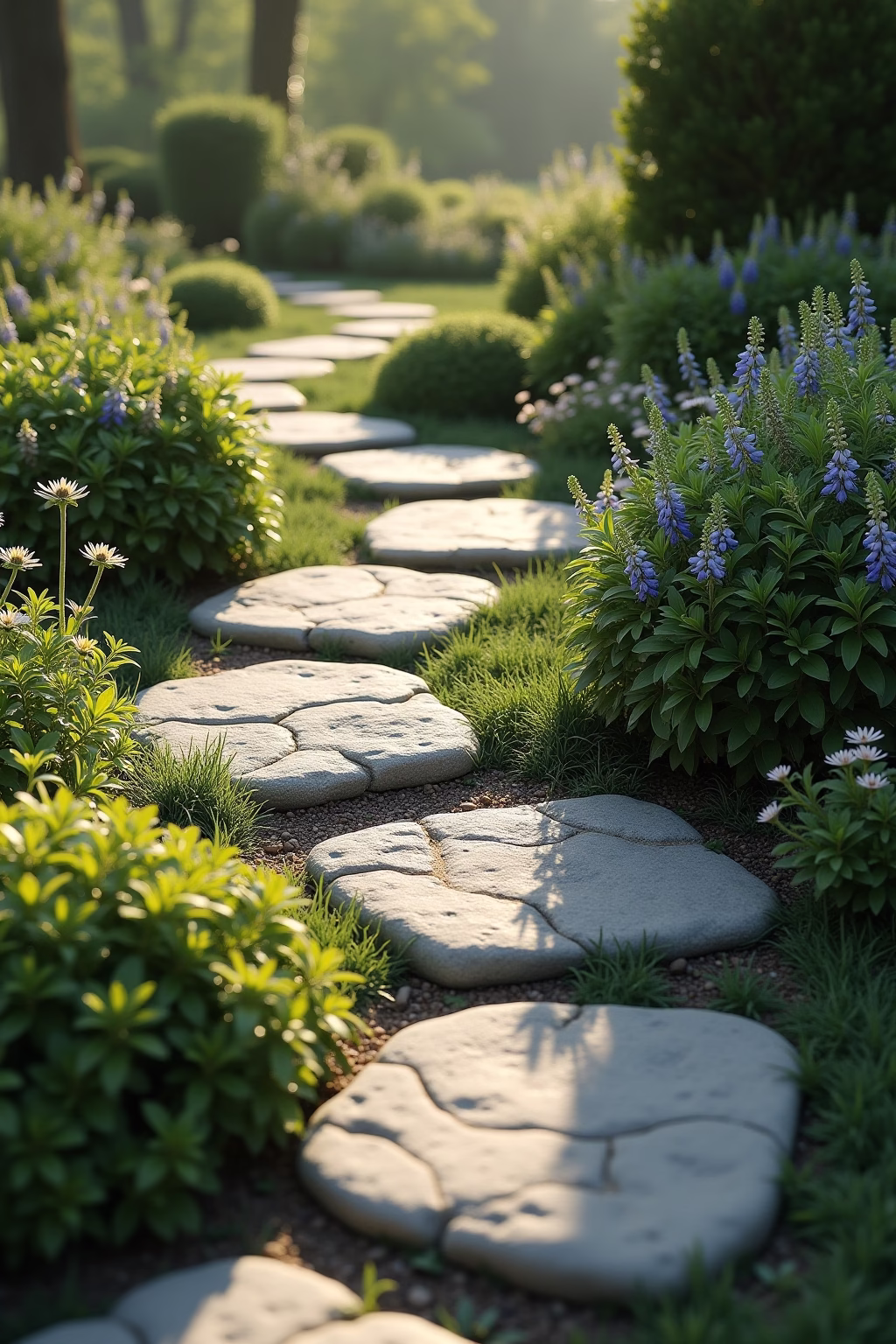 ideen naturstein garten outline 3