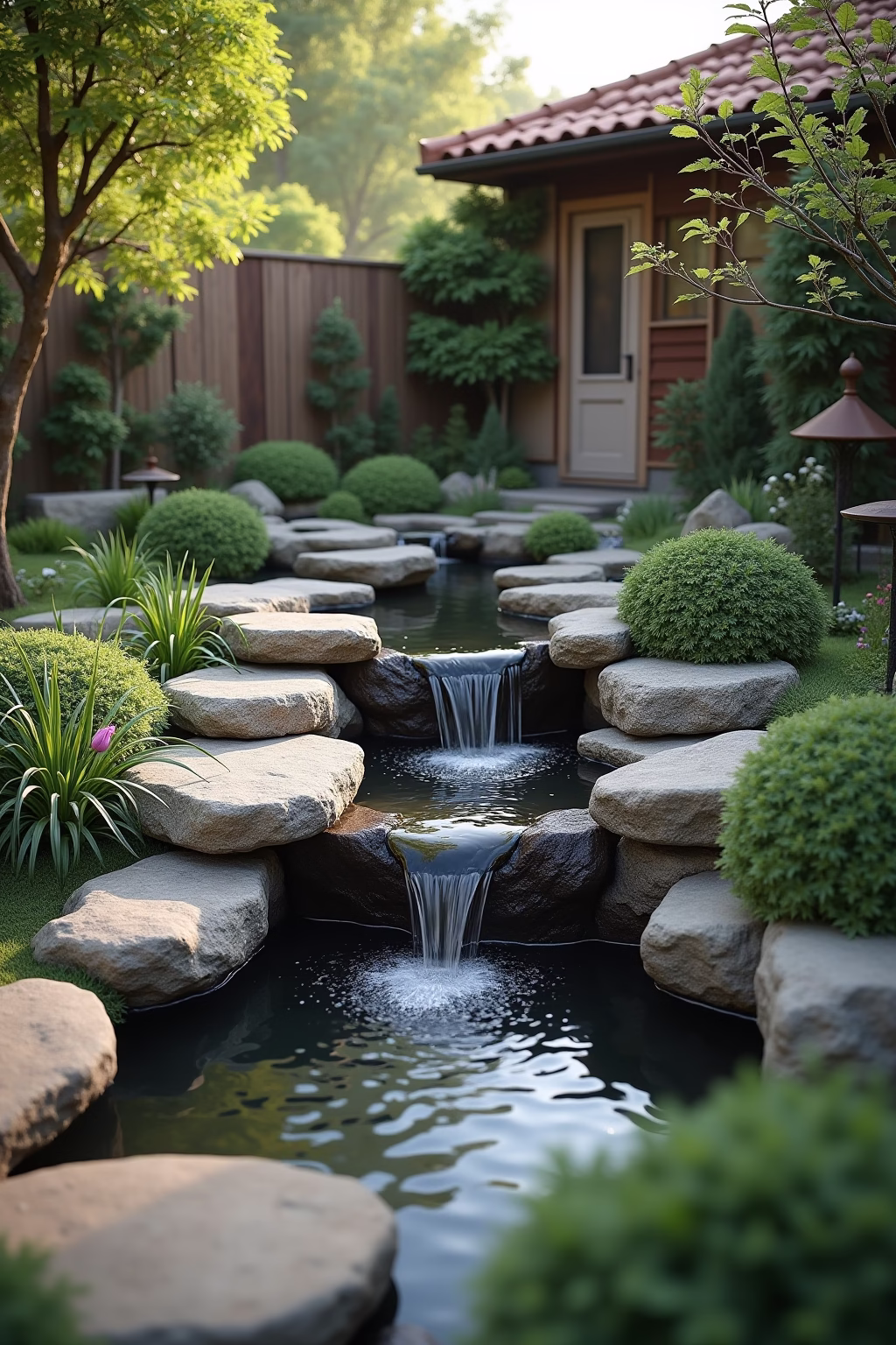 ideen naturstein garten outline 5