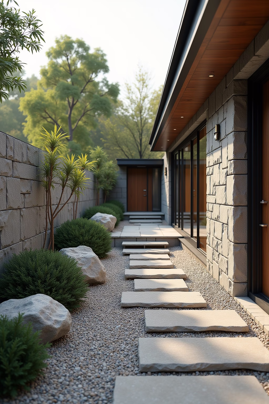 ideen naturstein garten outline 7 1