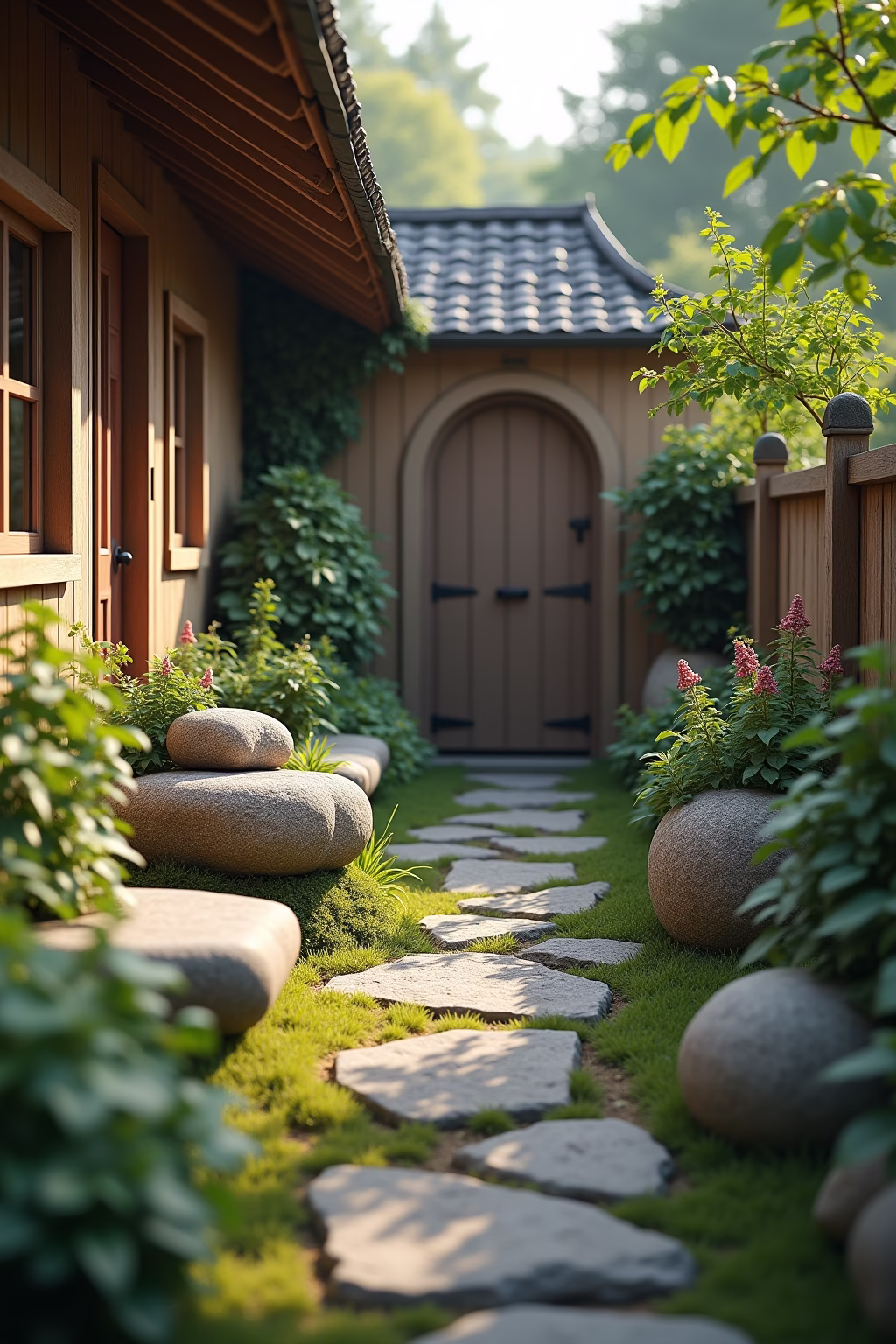 ideen naturstein garten outline 8 1