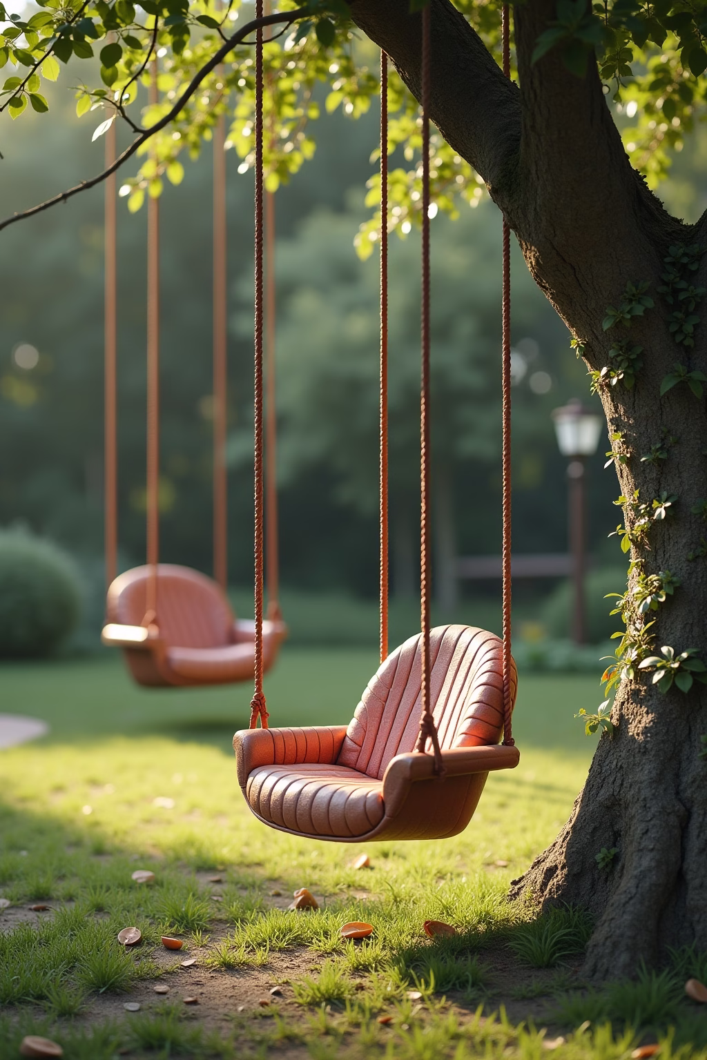 ideen schaukel garten outline 1